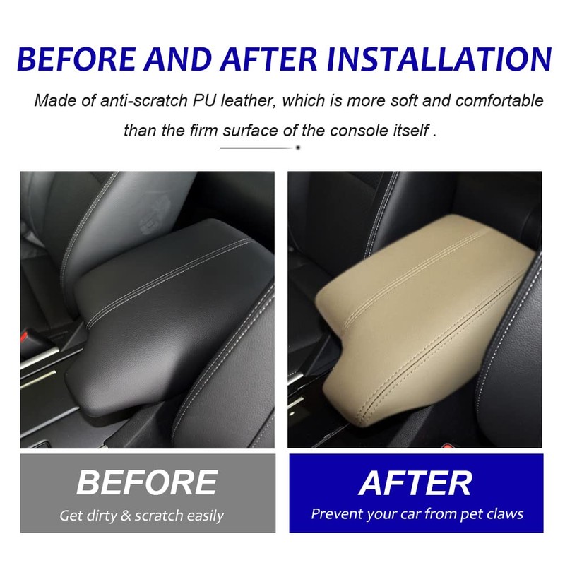 DEYTOP Console Armrest Cover for Honda Accord 2013-2017 Car Armrest
