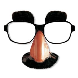 Glasses With Nose & Moustache Disguise Novelty Glasses Specs & Shades for Fancy Dress Costumes Accessory