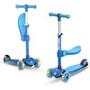 Gotrax KS3 Kids Kick Scooter, LED Lighted Wheels, Adjustable Height