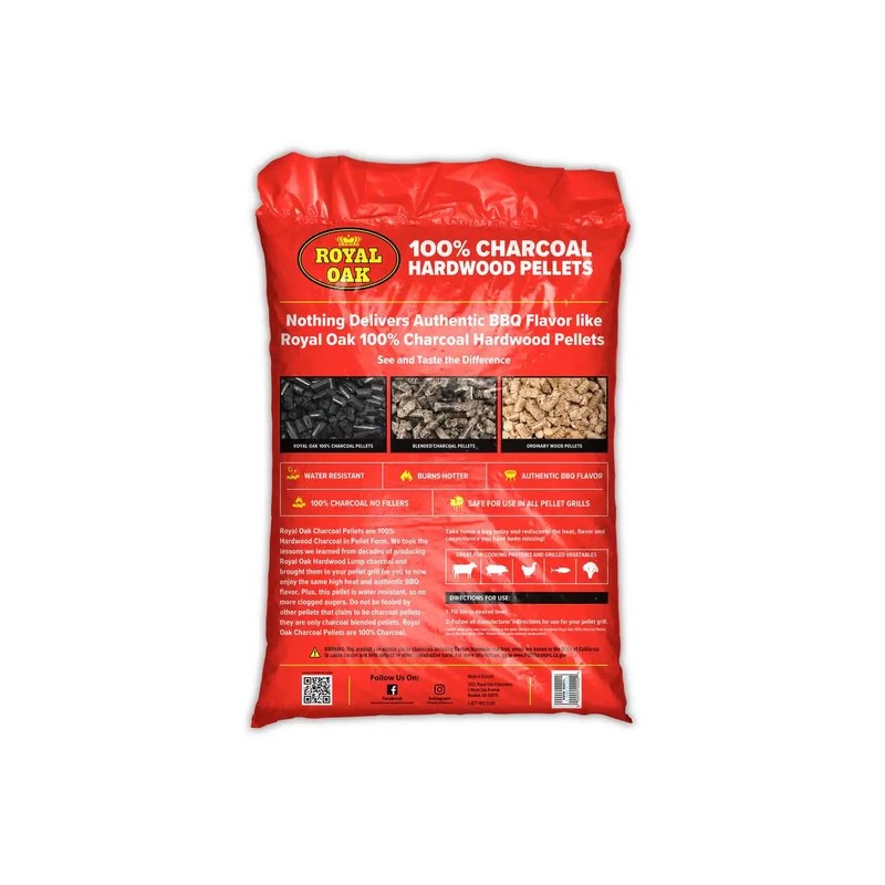 Royal Oak 20 lb. 100% Charcoal Hardwood Pellets BBQ Grilling