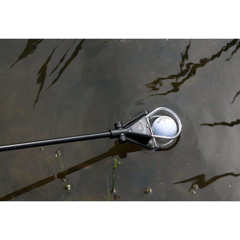 Callaway Golf Ball Retriever for Water, Telescopic with Dual-Zip Headcover,