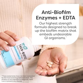 Klaire Labs SFI Health Interfase Plus - Enzyme Combination to Disrupt Biofilm Matrix + EDTA - Gastrointestinal System, Gut Flora, Biofilm & Detox Support (60 Capsules)