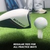 MAZEL Premium Rubber Golf Tees Pack of 6 - High