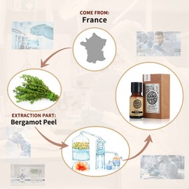 AKARZ Thyme Essential Oil Natural Organic Pure Premium Therapeutic Thyme Oil for Skin Body Hair Care,Diffuser, Candle,Soap,Making, DIY,Massage Aroma 0.34 Fl Oz (10ml