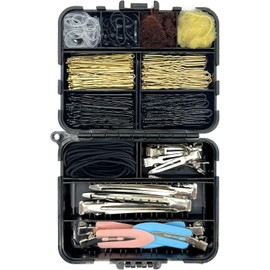 B1jounie YA Kit de Accesorios para El Cabello, 160 Piezas, Pinzas para El Cabello para Mujeres, Niñas, Danza, Ballet, Porristas, Viajes Con Caja de Almacenamiento
