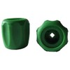 HTD Valve handwheel for valves made of hard plastic in green, replacement part 12