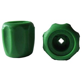 HTD Valve handwheel for valves made of hard plastic in green, replacement part 12