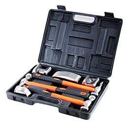 DOLLY FENDER TOOL DENT REPAIR SET KIT AND 7 PC HAND CAR AUTO BODY WORK HAMMER