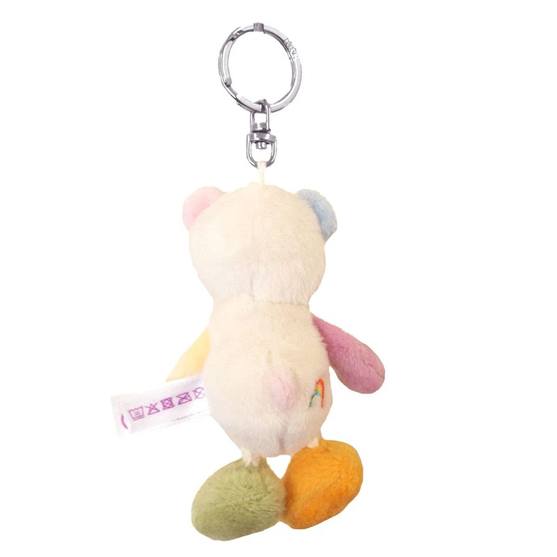 NICI Rainbow Bear Key Ring, 3.9 inches (10 cm)