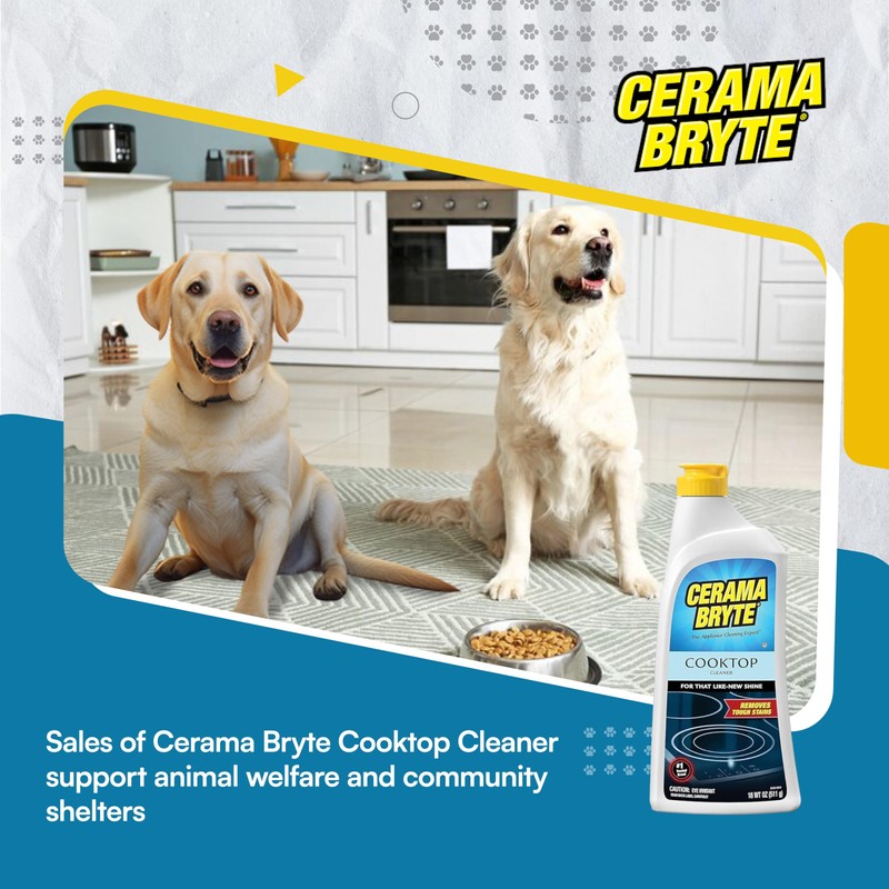 Cerama Bryte Heavy-Duty + Daily Spray Stove Top and Cooktop