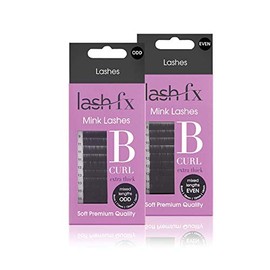 Lash FX Mink B Curl Odd Lash Tray