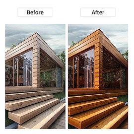 16 oz 100% Natural Pure Tung Oil for Wood Finishing Food Grade Safe, Waterproof Tung Oil for Wood Floors Indoor & Outdoor Furniture