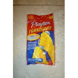 Unbranded 1 Pair of Vintage Playtex Handsaver Latex Gloves Medium Yellow