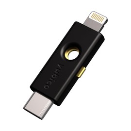 Yubico - YubiKey 5Ci - Multi-factor authentication (MFA) security key and passkey for iPhone/Android/PC, dual connectors for Lighting/USB-C, FIDO certified