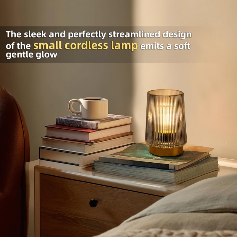 MJ Battery Operated Lamp with Timer Cordless Lamp with Timer