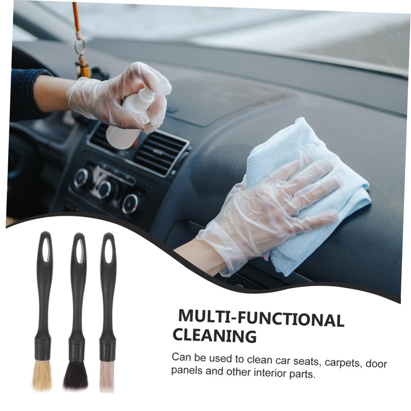ABOOFAN Auto Detailing Kit Brush Set for Car Interior Cleaning
