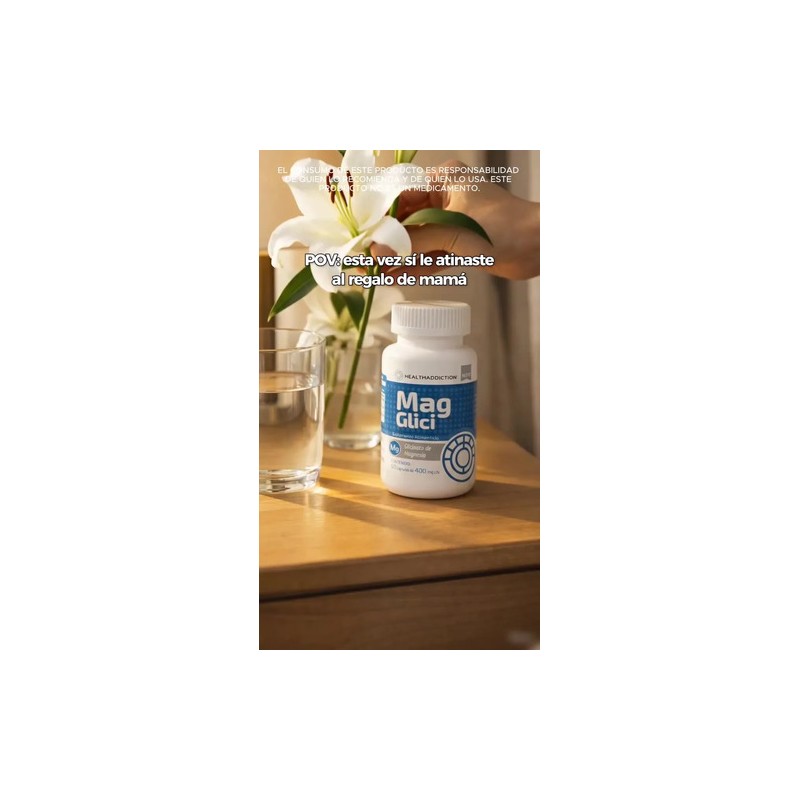 Healthaddiction Glicinato De Magnesio 400mg Cápsulas
