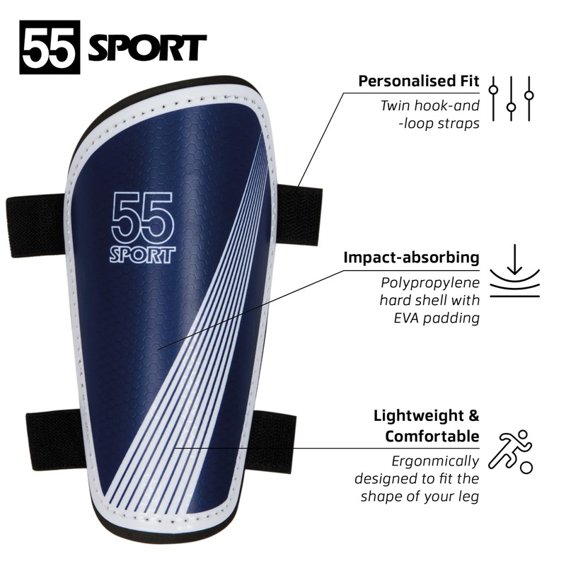 55 Sport Vortex Lite Adult & Junior Protective Football Shin