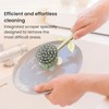 Vigar Florganic Daisy-Shaped Dish Brush, a Dish Brush with Handle,