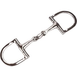 Equinate D-Ring Bridle Stainless Steel 16 mm Double Jointed 14.5 cm Anatomically Shaped Mouth-friendly Bit with Gentle Impact Laser Engraved Size Specification