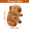 DHINCHANSAIB 23 cm Capybara Plush Toy, Cute Capybara Plushie Can