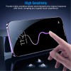 2Pcs Full Coverage Tempered Glass Screen Protectors Privacy Film for