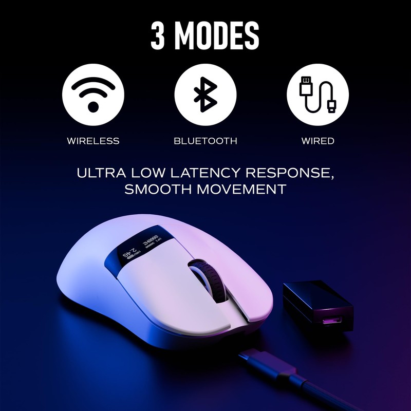 OOCTPK Chilkey Glacier LW 8K M Wireless Gaming Mouse with