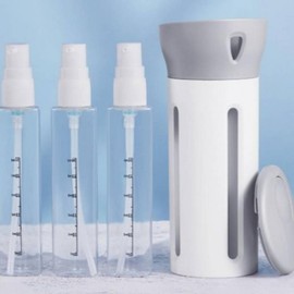 All-in-one empty bottle dispenser 4in1 Gray 01513WT