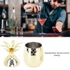 Pineapple Cup with Lid 500ml Stainless Steel Drinking Glasses Reusable