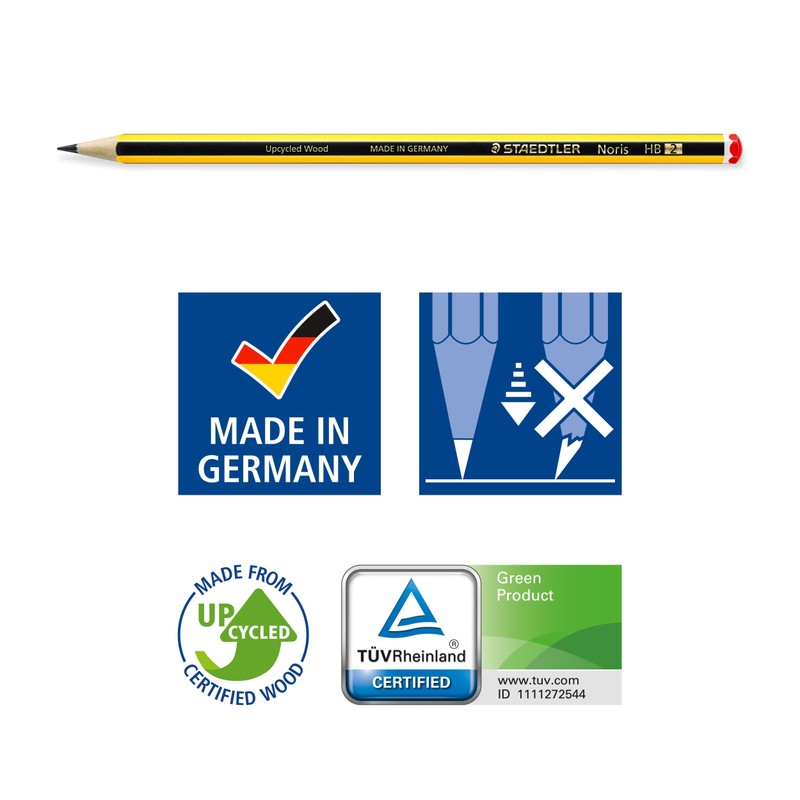 STAEDTLER 120HBCA1 P Noris Pencil Set (Hexagonal, with 100 Incredibly