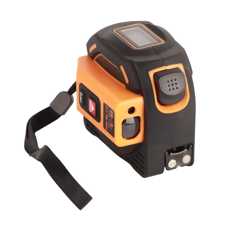 Laser Tape Measure High Accuracy ABS Housing Manganese Steel Digital
