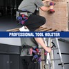 WORKPRO Drill Holster with Quick-Release Buckle, Heavy Duty 1680D Oxford