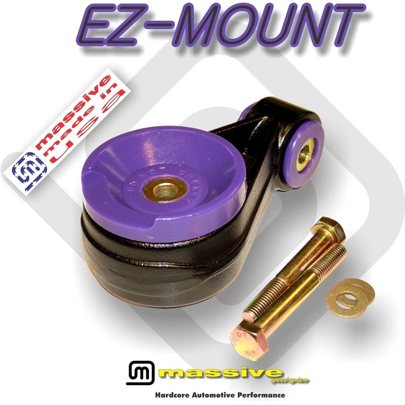 Massive Speed Lower Polyurethane Engine Trans EZ Mount Assembly Compatible