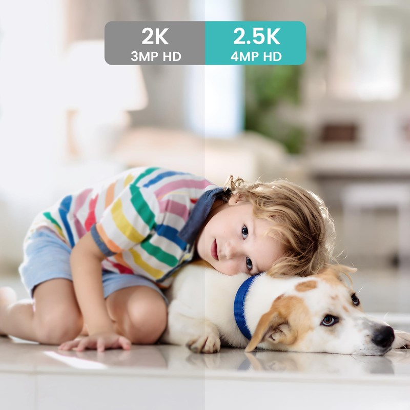 Little elf Camera 2 Pack, Litokam 2K Indoor Security Camera