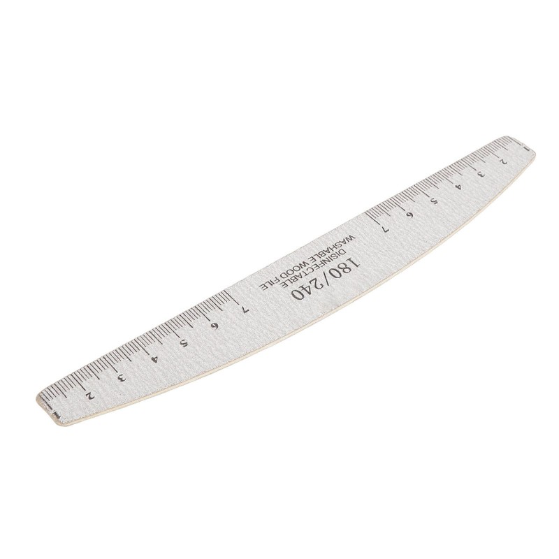 50Pcs Nail Files 180 240 Grit Multifunctional Washable Nail Art