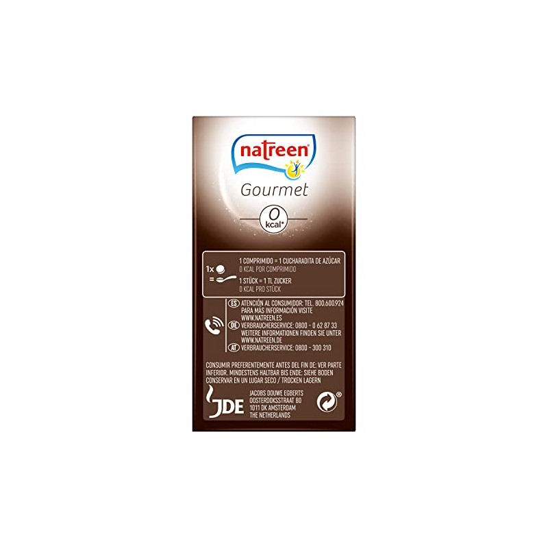 natreen Sweetener Gourmet Table Dispenser No Calories Sugar Substitute 400
