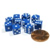 Koplow Games Set of 10 Blue 8mm Six Sided D6