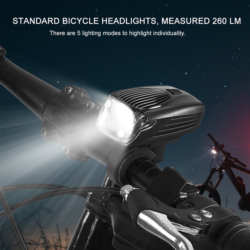 IPX5 Waterproof LED Bicycle Light Bike Headlight USB Rechargeable Cycling