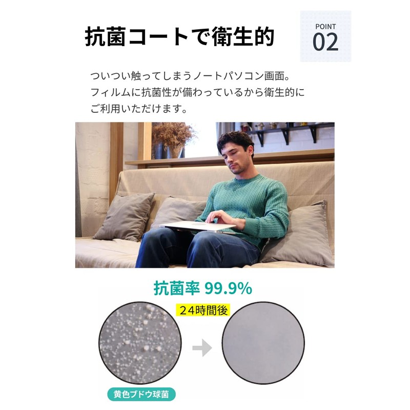 LOE Anti-Bacterial, Blue Light Cut, Old MacBook Pro 13 (2015)