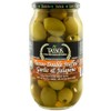 Tassos Double Stuffed Jalapeno And Garlic Super Mammoth Olives Imported