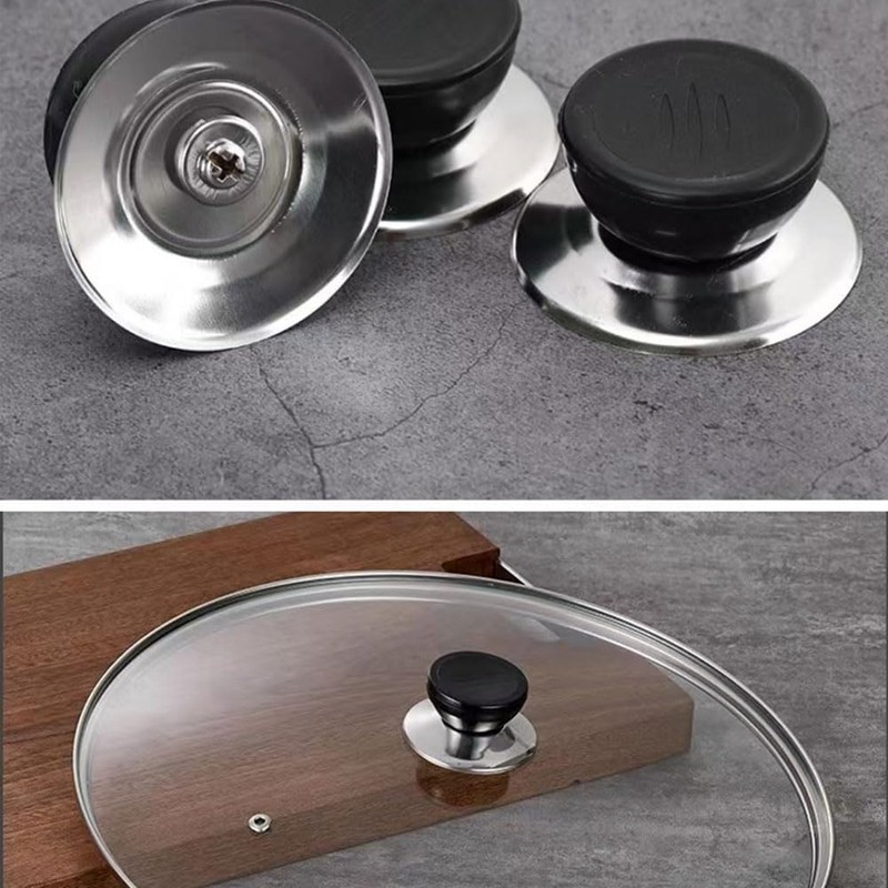 2 Pcs Pot Lid Knobs Universal Replacement Pan Lid Cover