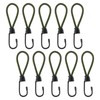 Dahszhi 10 Pcs Short Bungee Cords with Hooks Camping Accessories