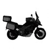 Late Shokai AY03 MCP Touring Bike Cover, Rain Gutters, Portable