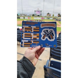 2025 Midland Rockhounds Magnetic Schedule SGA 4/4/25 AA Athletics