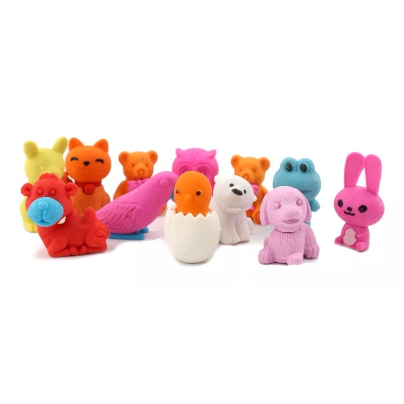 xiaomili 3 Cajas 12pz Totales Gomas Borradores 3d Diseños Kawaii