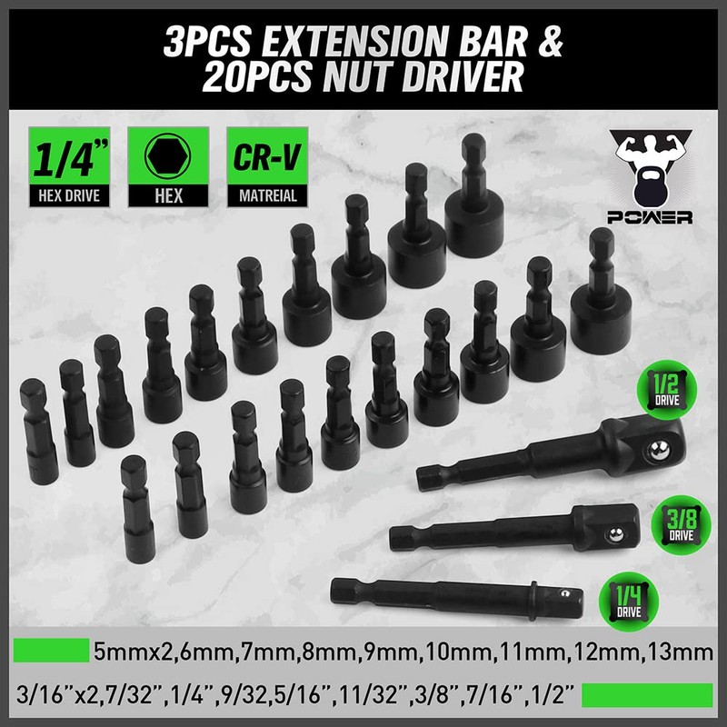 SWANLAKE 232-Piece Ultimate Screwdriver Bit Set, Cr-V Impact Driver Bit