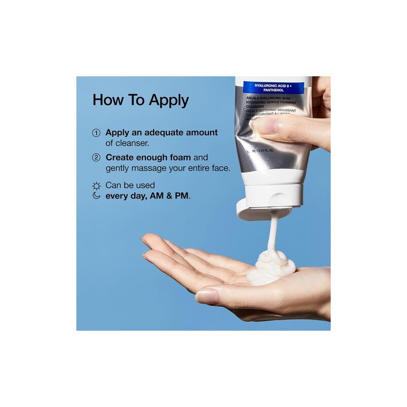 Anua [Anua]8 Hyaluronic Acid Hydrating Gentle Foaming Cleanser 150ml
