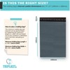 Triplast 4 x 6-Inch Plastic Mailing Postal Bag - Grey