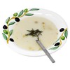 Lashuma Handmade Italian Ceramic Soup Plate Deep Plate Relief Decor