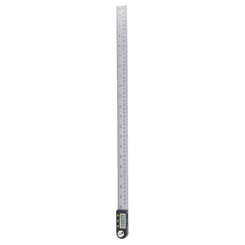 0‑500mm Digital Angle Finder Ruler 0‑360° LCD Protractor Angle Gauge